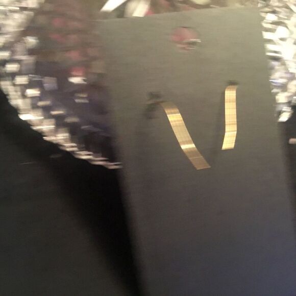 Goldtone and Red Enamel Hoops - Picture 3 of 4